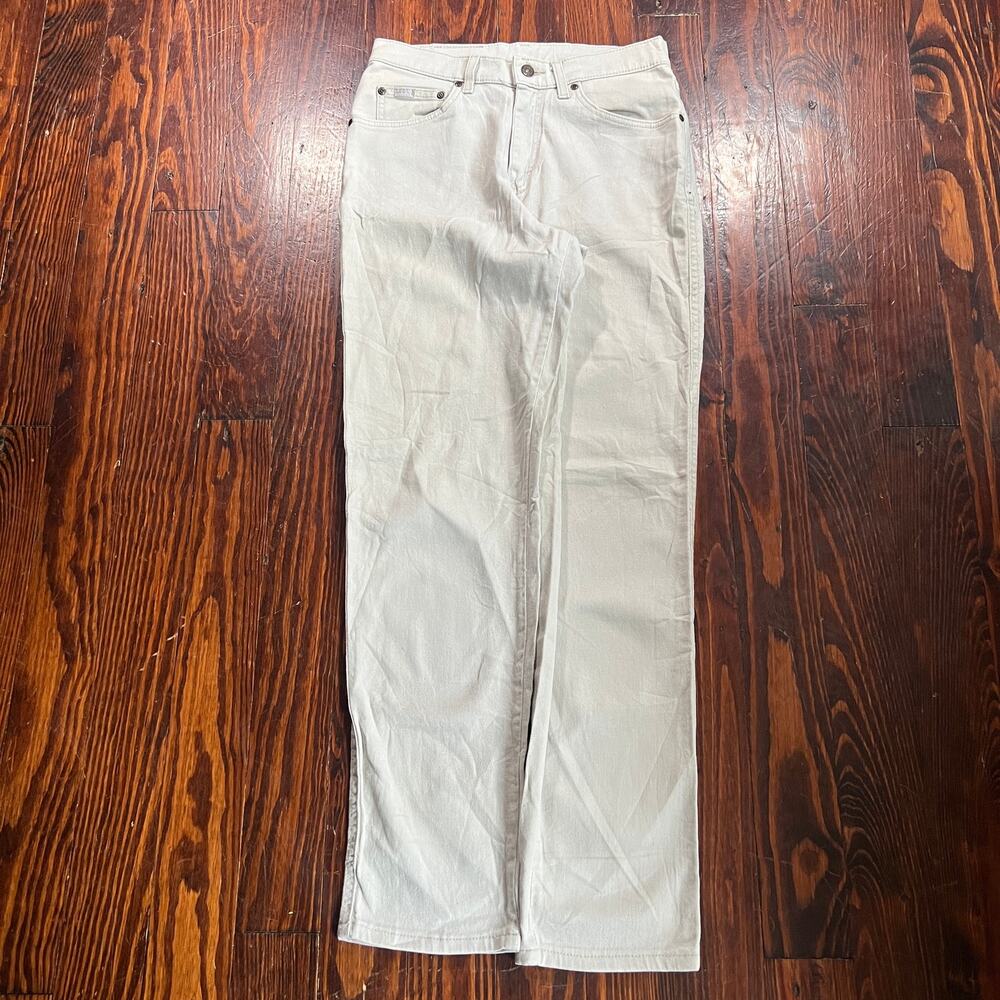 Lee 28 x 30  Y2K Straight Leg Jeans Beige Regular